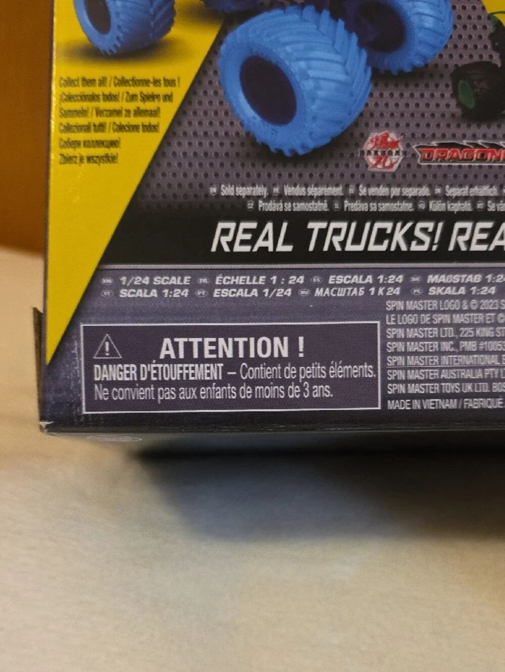 Monster Jam-Blue Thunder- Monster Truck Toy - Blue (4 Years And Up)